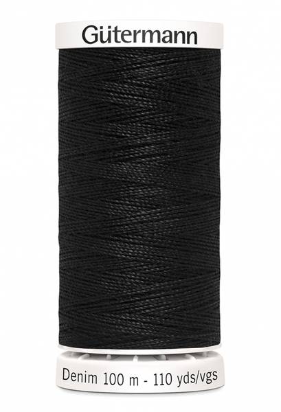 Bilde av Denim - proff tråd - 100 m, sort, fv. 1000