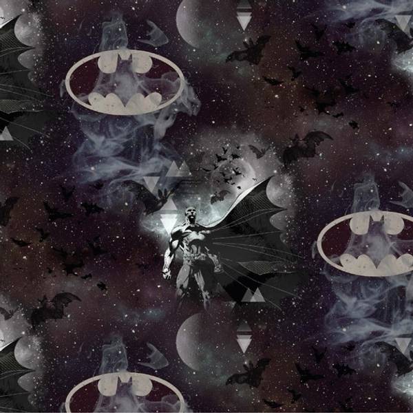 Bilde av Bomullsjersey - 8 cm Batman - logo