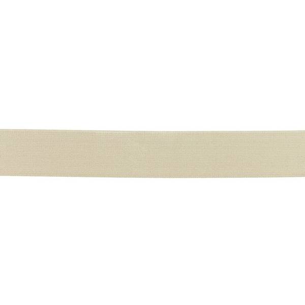 Bilde av Myk strikk, 2,5 cm, uni - linfarget