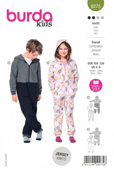 Bilde av 9275 - Burda - onepiece / jumpsuit