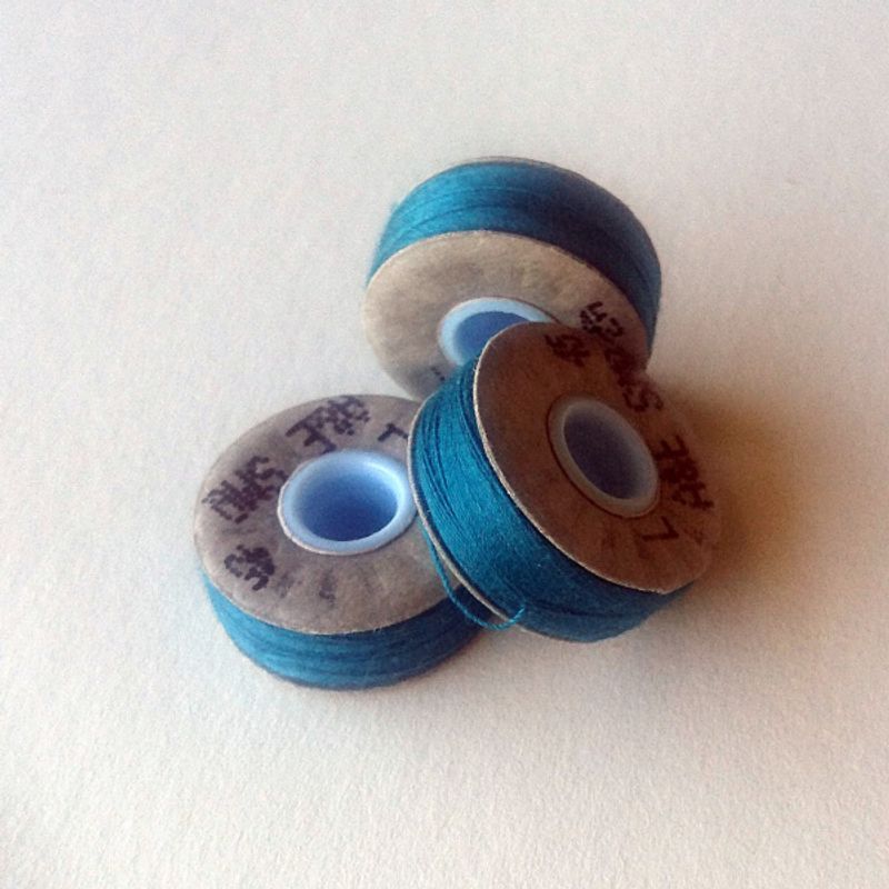 6 st Signature, mørk turkis, 50m, 40WT cotton