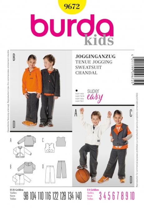 Hovedbilde 9672 - Burda - Joggedress