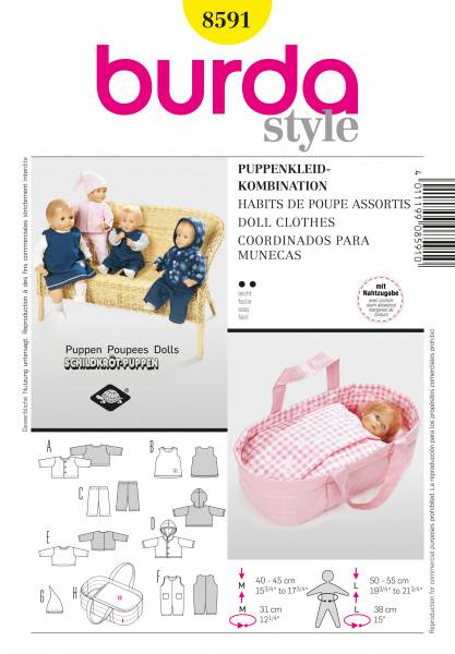 Bilde av 8591 - Burda - dukketøy