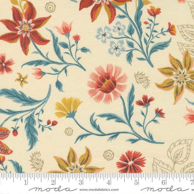 Hovedbilde Cadence - 4 cm blomst på creme