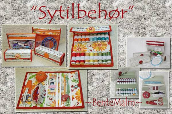 Bilde av Bente Malm 100 - Sytilbehør - boks, lomme, mappe