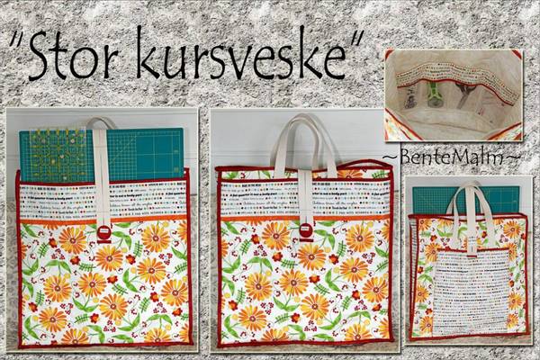 Bilde av Bente Malm 101 - Stor kursveske