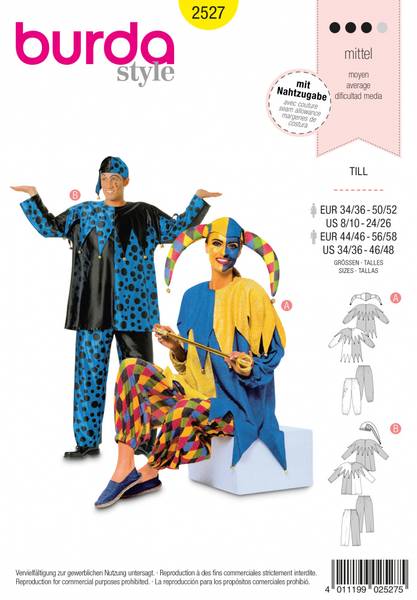Bilde av 2527 - Burda - kostyme, karneval