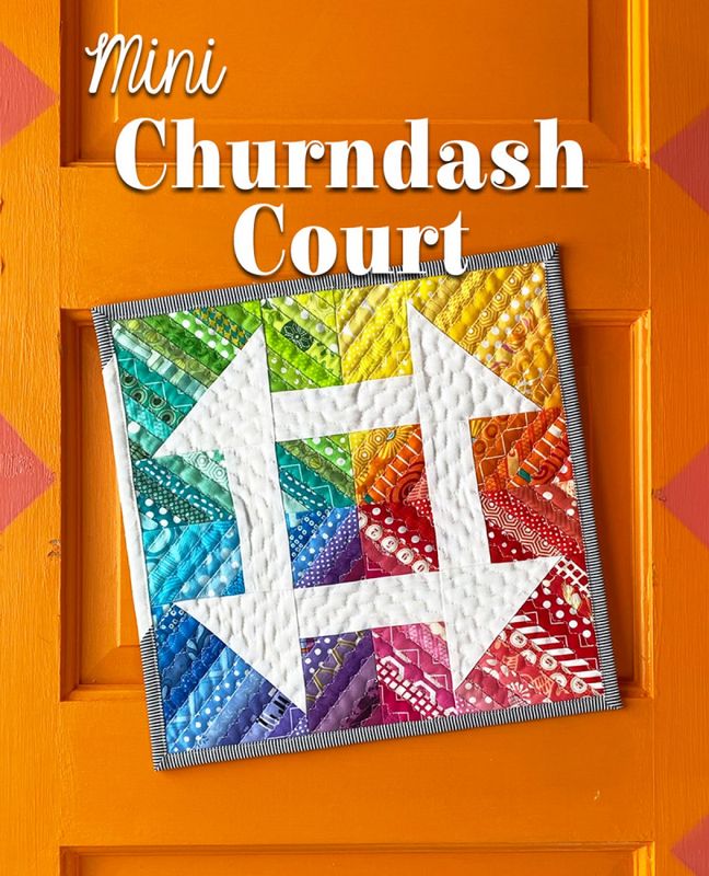 Mini Churndash Court - Miniquilt 12*12 inch
