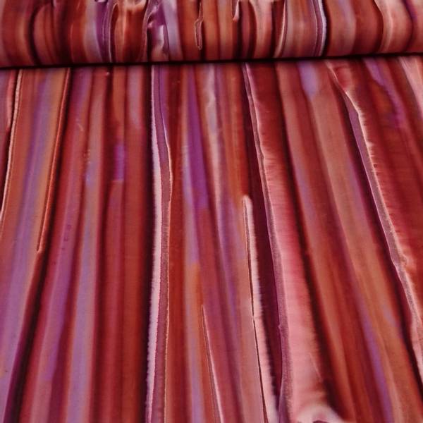 Bilde av Batikk - lilla mørkrød oransje striper