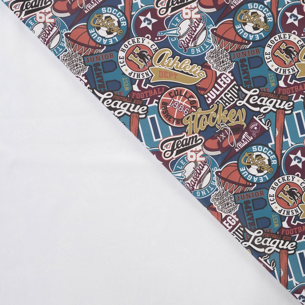 Regntøystoff - patches, college