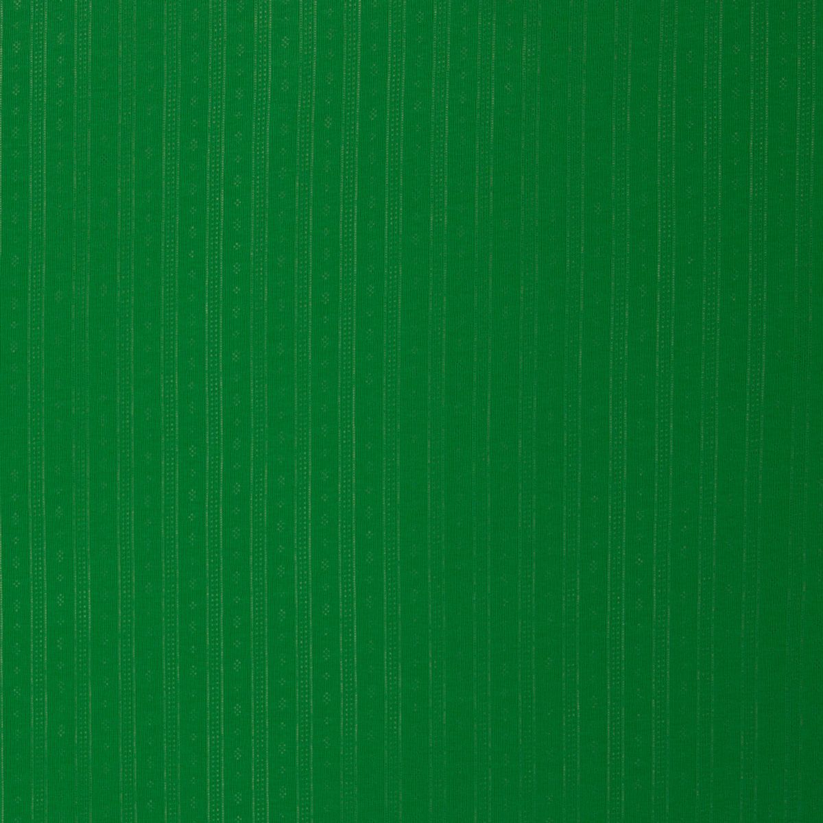 Pointelle jersey - striper, grønn