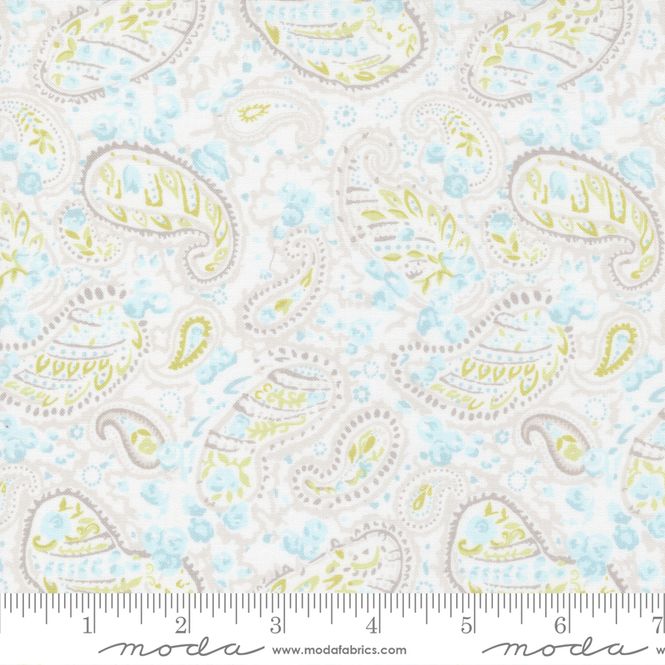 Hovedbilde The Shores - paisley på offwhite