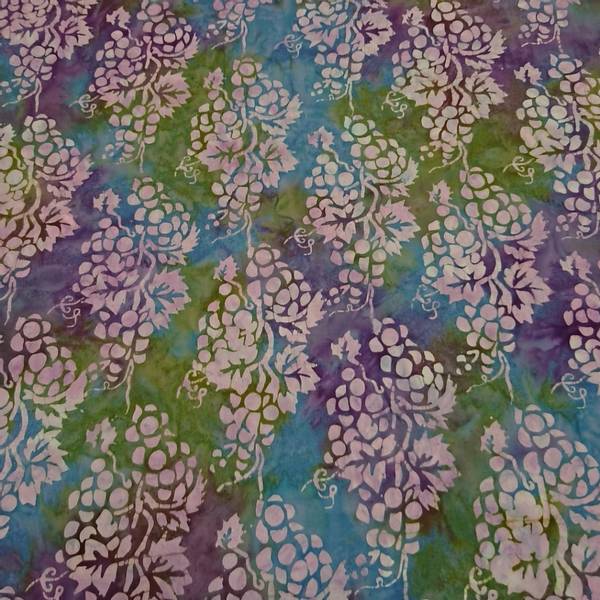 Bilde av Old Meadow - batikk Style 891 Druer - fv 91 Amethyst