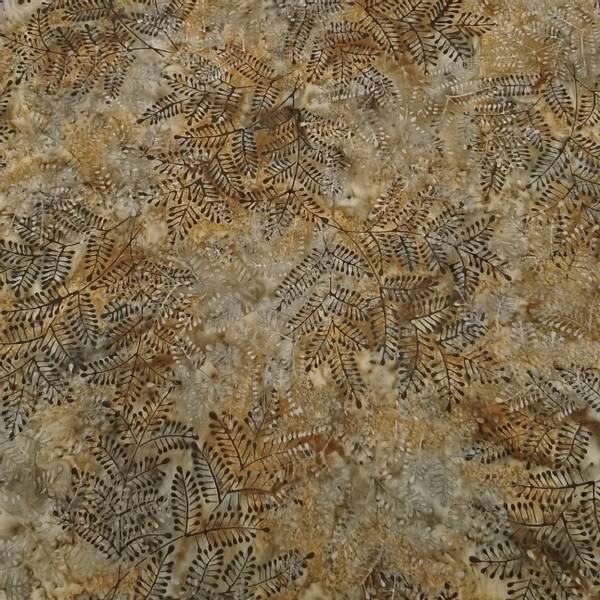 Bilde av Peacock Garden - batikk 15 cm grå ranker på brun-grå