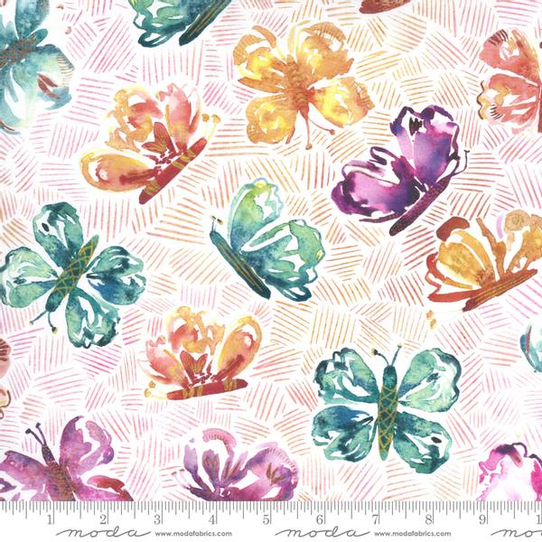 Bilde av Sunshine Soul - 6 cm flerfargete sommerfugl