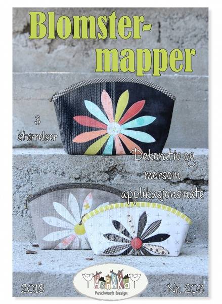 Bilde av AnnAKa 203 - Blomstermapper - pung/mappe
