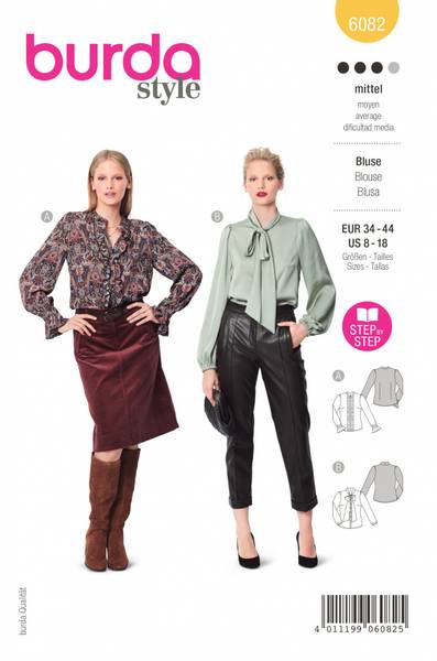 Bilde av 6082 - Burda - bluse