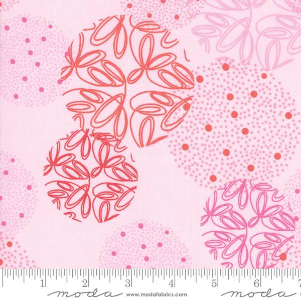 Bilde av Just Red - Powder Spheres - lys rosa m 5-8 cm sirkler