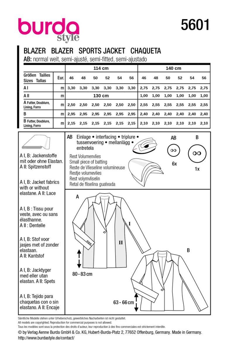 5601 - Burda - kåpe