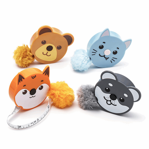 Bilde av Målebånd på rull m/ fluffy pompom