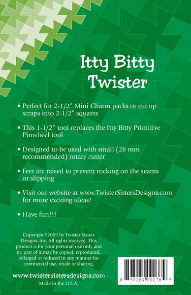 Bilde av Itty Bitty Twister - liten linjal for 2 1/2
