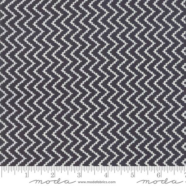 Bilde av All Hallow's Eve - 5 mm sort-creme sikksakk/ chevron