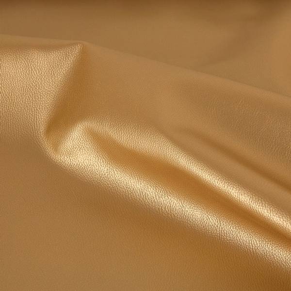 Bilde av Imitert skinn, metallic - gull