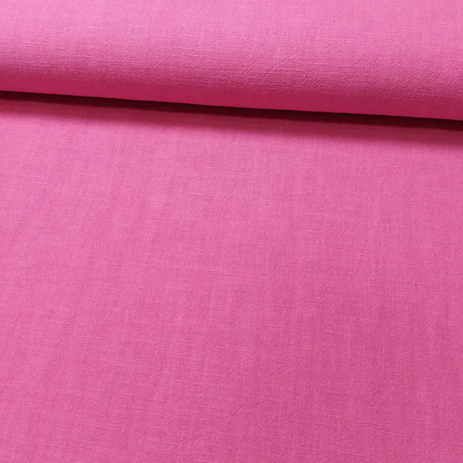 Hovedbilde Lin, stonewashed - sterk rosa, fv. 017