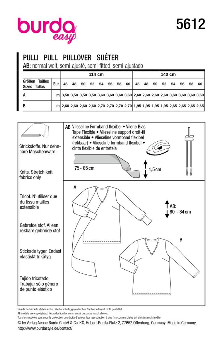 5612 - Burda - genser 