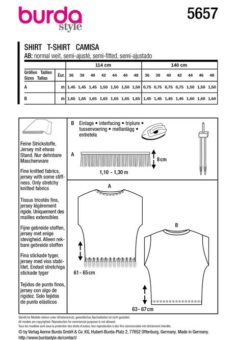 Hovedbilde 5657 - Burda - topp