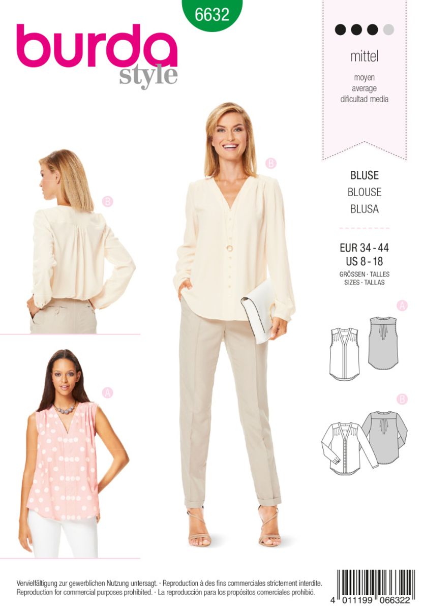6632 - Burda - Bluse