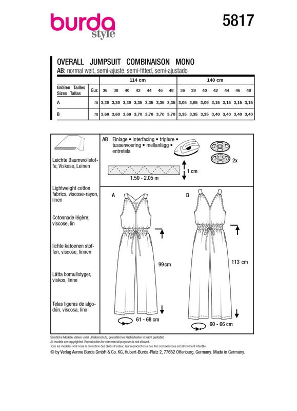 5817 - Burda - jumpsuit