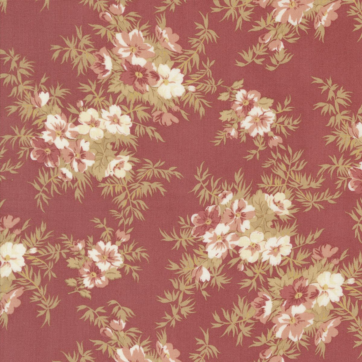 Sandalwood - blomster på dusrød