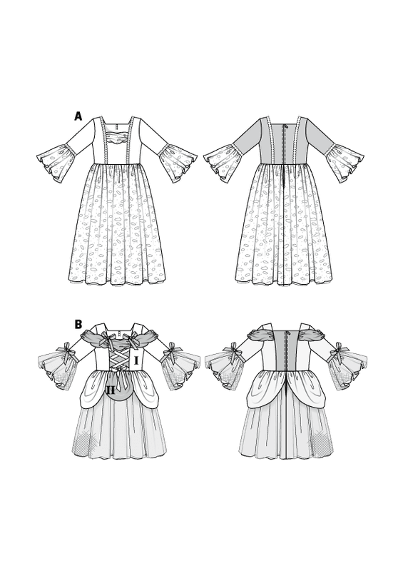 2410 - Burda - kostymer, prinsesse