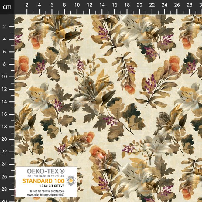 Hovedbilde Wistful Blooms - hvite liljer og høstblader