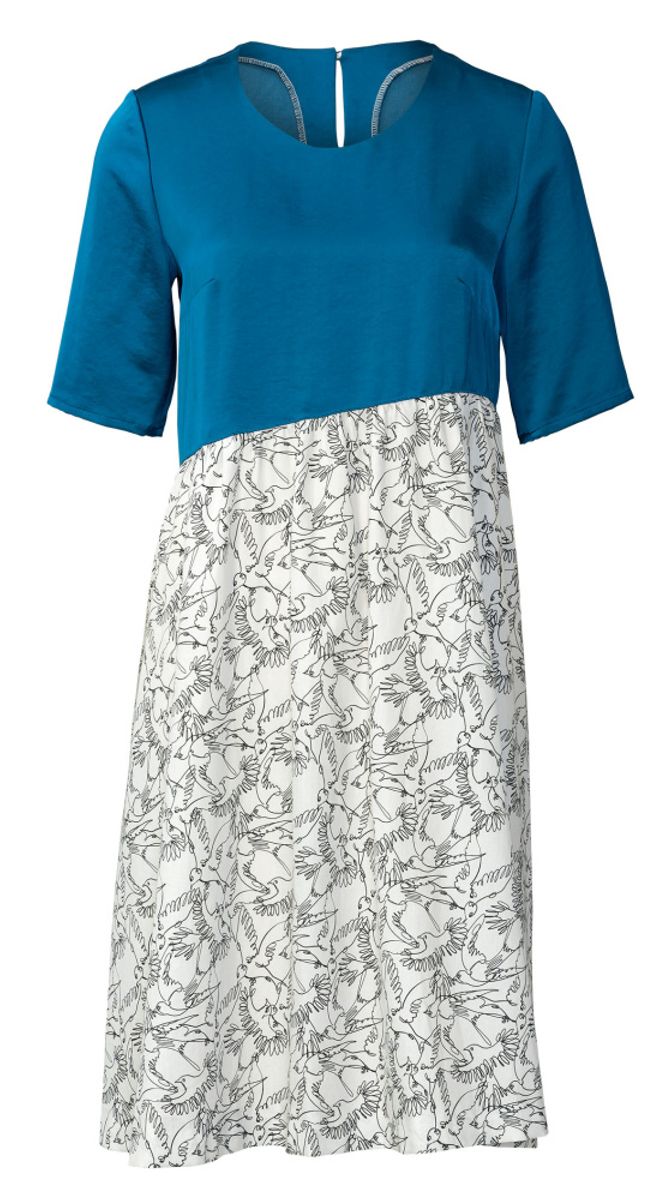 5795 - Burda - kjole & bluse m/ rynkekappe