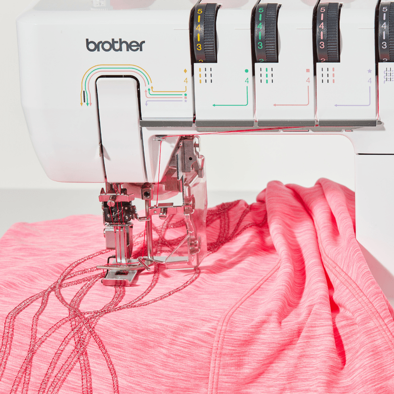 Brother CV3550 dobbel side Coverstitchmaskin TopCover