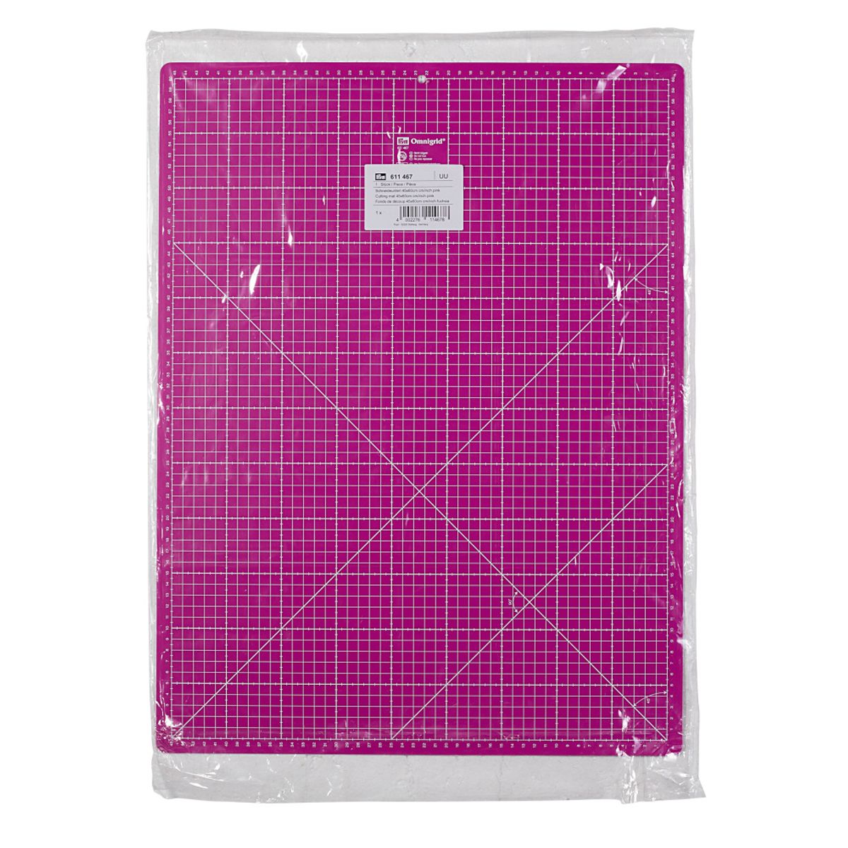 Skjærematte - kuttematte 45x60 cm, rosa