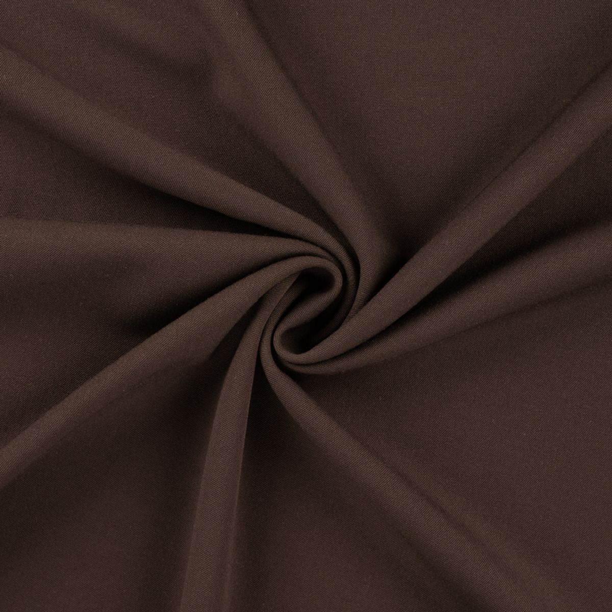 To-veis stretch Wooltouch - mørk brun