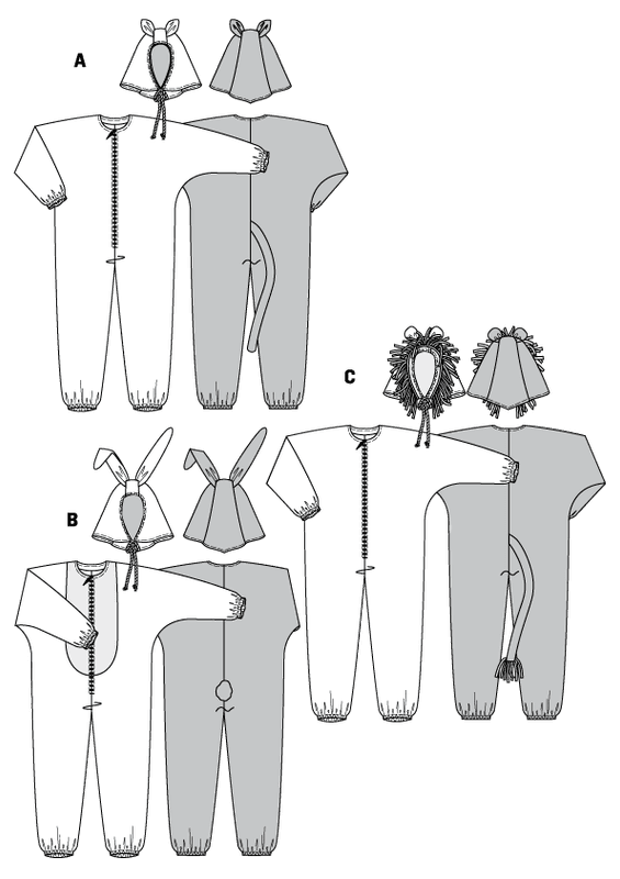 3576 - Burda - kostyme, dyr