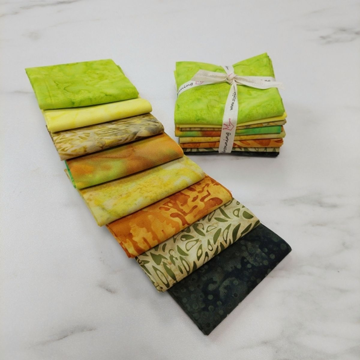 Happy Minis - batikk, suppegrønt