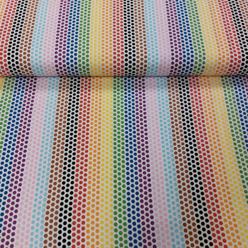 Rainbow Dot - prikker på hvit
