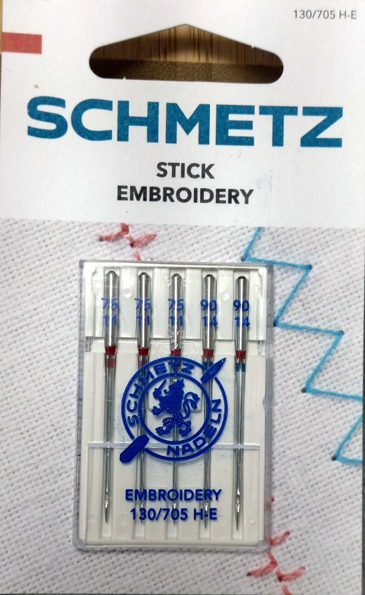 Schmetz symaskinnål - 5 st broderinåler 75-90