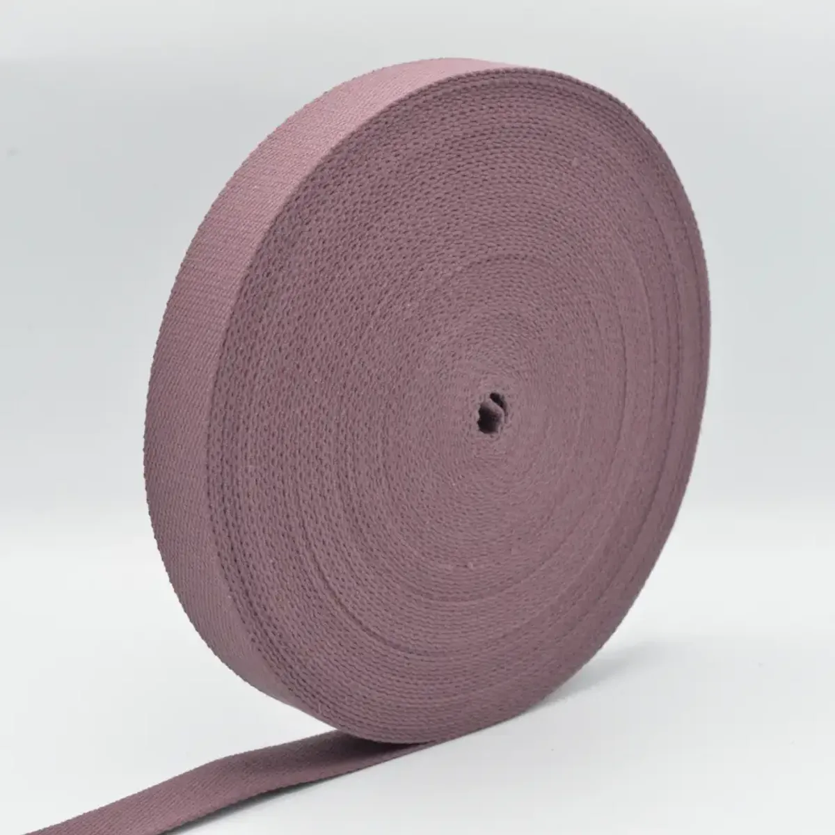 100% bomullswebbing, 30 mm, mauve