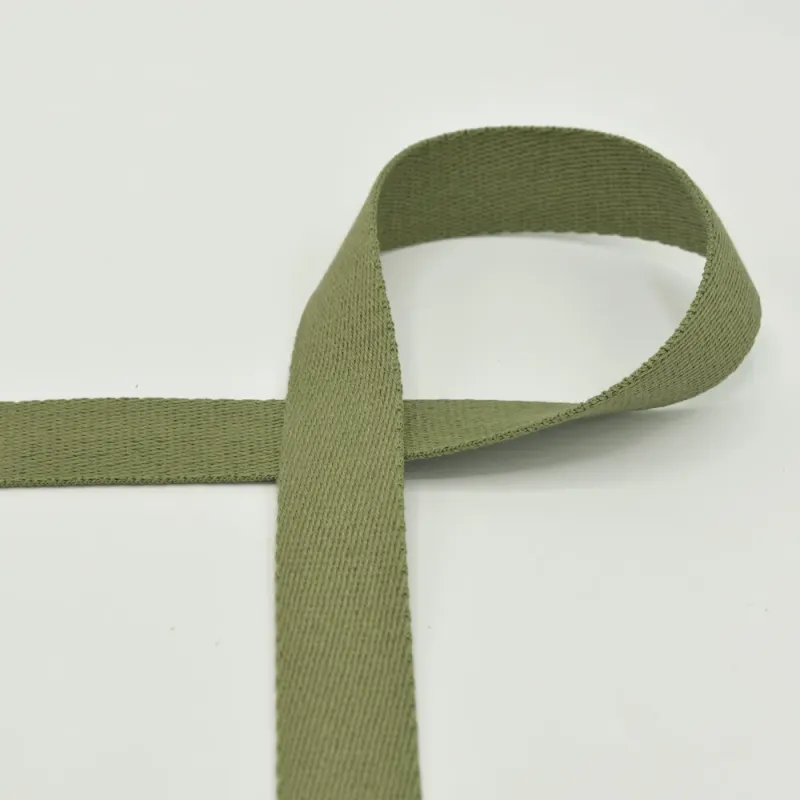 Webbing, soft, 25 mm, kaki