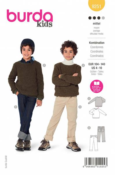 Bilde av 9251 - Burda - bukse & genser