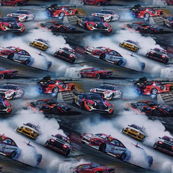 Bilde av Bomullsjersey - drifting på grå