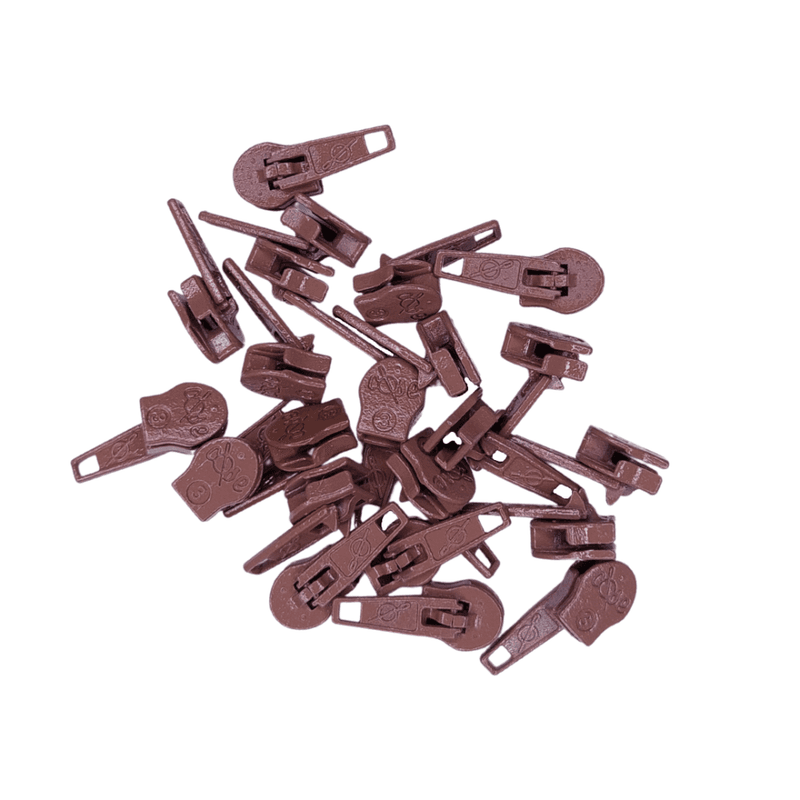 Glidere, pin-lock, til 4 mm glidelås 