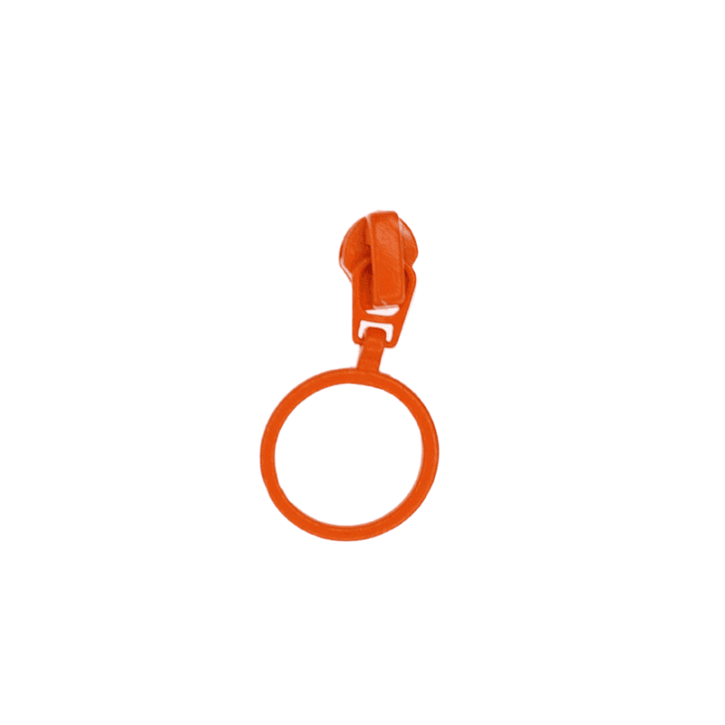 Glidere med ring, til 4 mm glidelås 