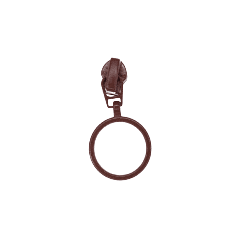 Glidere med ring, til 4 mm glidelås 